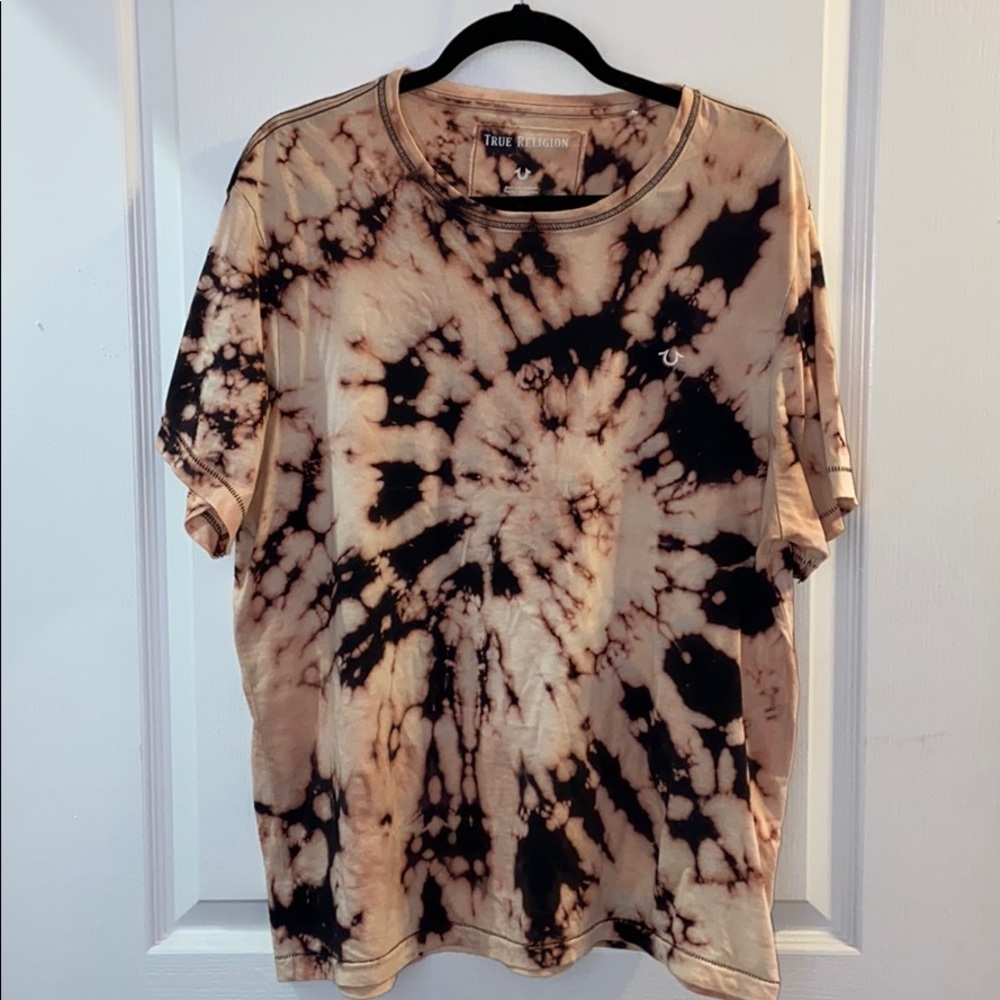 True Religion Tie Dye Bleach Tee